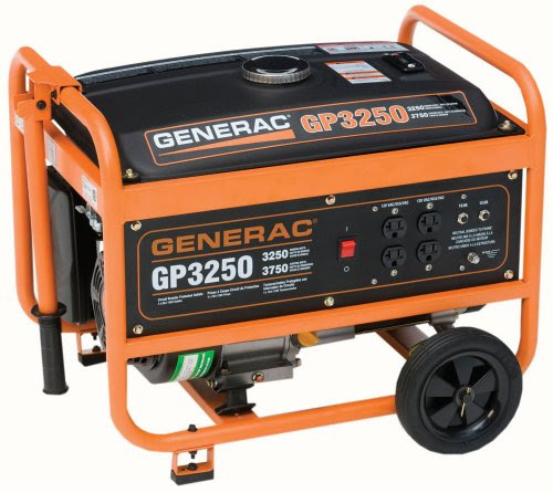 Generac 5983 GP3250 3,750 Watt 206cc OHV Portable Gas Powered Generator (CARB Compliant)
