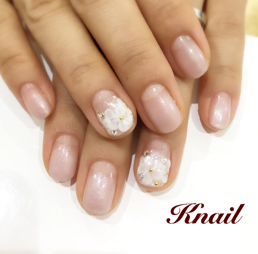 オーダージェルネイル 白無垢に合わせたブライダルネイル Knailのブログ