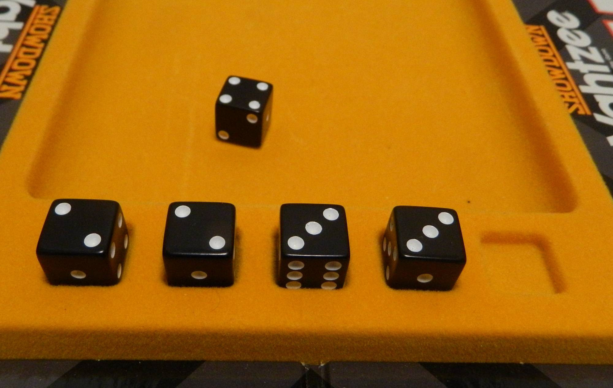 Showdown Yahtzee Aka Challenge Yahtzee Dice Game Review And Rules Geeky Hobbies