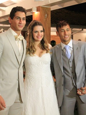 Neymar Ganso casamento (Foto: Carlos Santos)