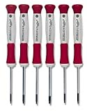 Xcelite XPTX600 6 Piece Precision Torx Screwdriver Set with Storage Case, ESD Safe