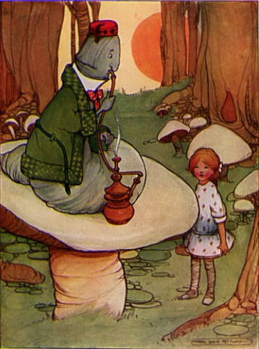 Alice In Wonderland Advice From A Caterpillar By Lewis Carroll
