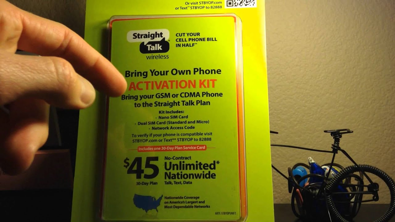 Unboxing Straight Talk Wireless Starter Activation Kit 