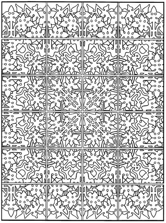 Kids-n-fun.com | 30 coloring pages of Tiles