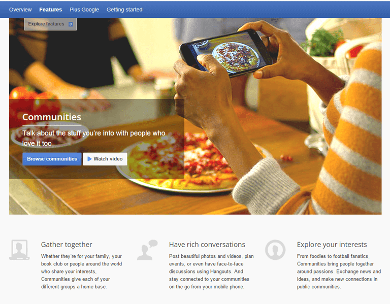 google plus communities