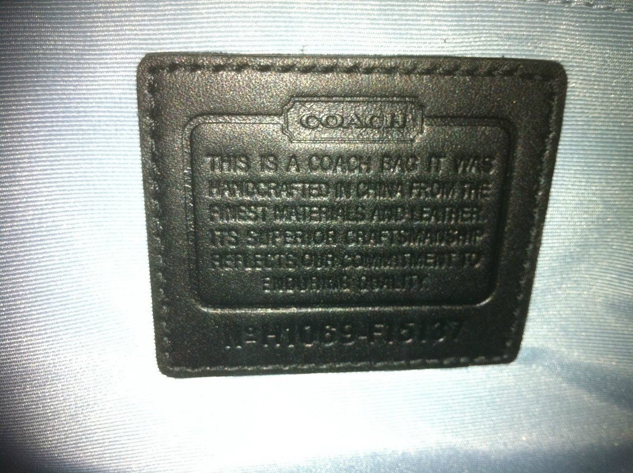 Asked gf what made her 700 Coach purse different from sidewalk ...