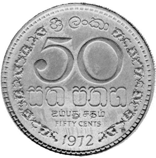 Changing Sizes Of Lankan Coins