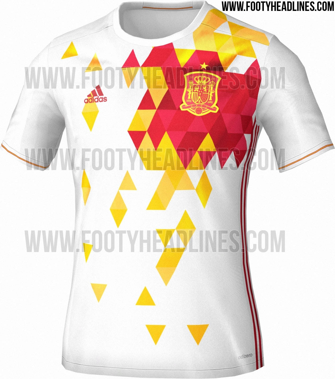 スペイン代表 16年adidas新ユニフォーム アウェイモデル リーク情報 Football Shirts Voltage Com サッカー 各国代表 クラブユニフォーム