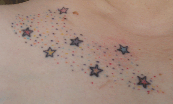 When I went to get my first tattoo, the artist, seeing someone's middle-aged 