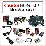 Deluxe Accessory Bundle for Canon Featuring Canon 200DG Digital Camera Gadget Bag - Black, Opteka 650-1300mm High Definition Telephoto Zoom Lens, Opteka X-GRIP Professional Camera / Camcorder Action Stabilizing Handle, Opteka 67mm High Definition² Professional 5 Piece Filter Kit and More!
