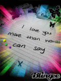 I Love You More Than Words Can Say