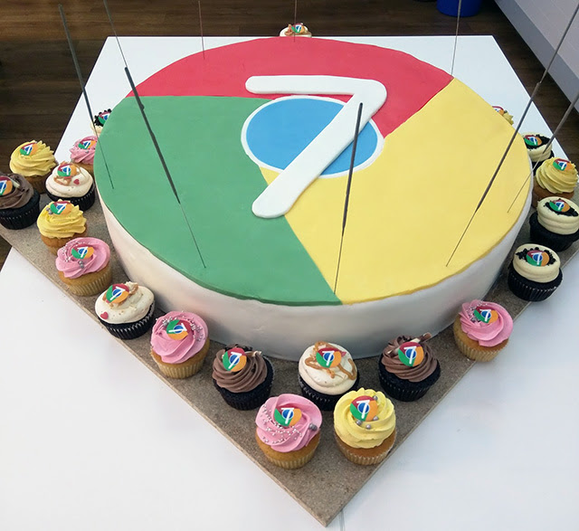 Google Chrome Turns 7 Years Old - Here Is The Birthday Cake