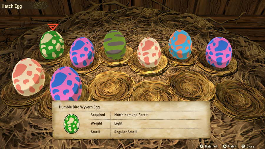 Monster Hunter Stories 2 Egg Color Guide