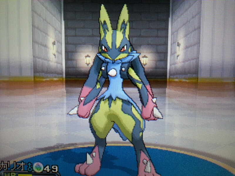 キラリン ポケモン奮闘記 色違いリオル ルカリオ メガルカリオ