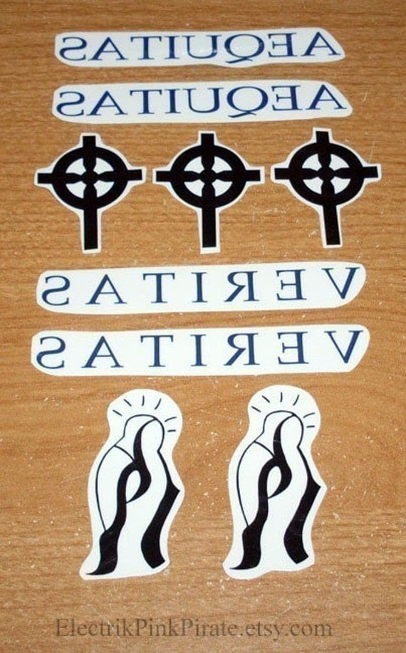 Truth and Justice Boondock Saints Ultimate tattoo set of 9