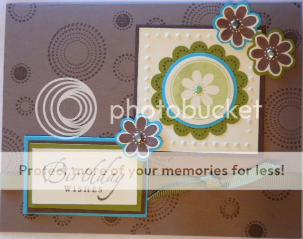 Stampin Up card using Seeing Spots and Sincere Salutations