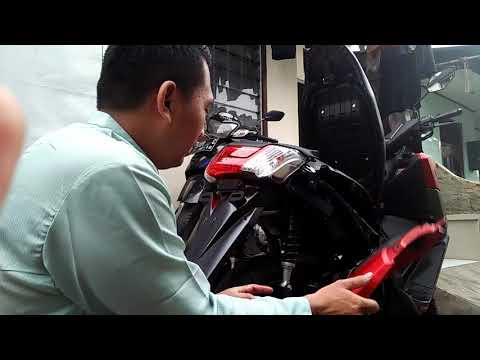 VIDEO : nmax pakai shock revo(2) - hasil nya lumayan gak bikin sakit perut jika jalannan gelombang. ...