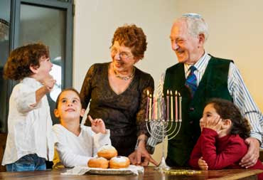 celebrating hanukkah engraving