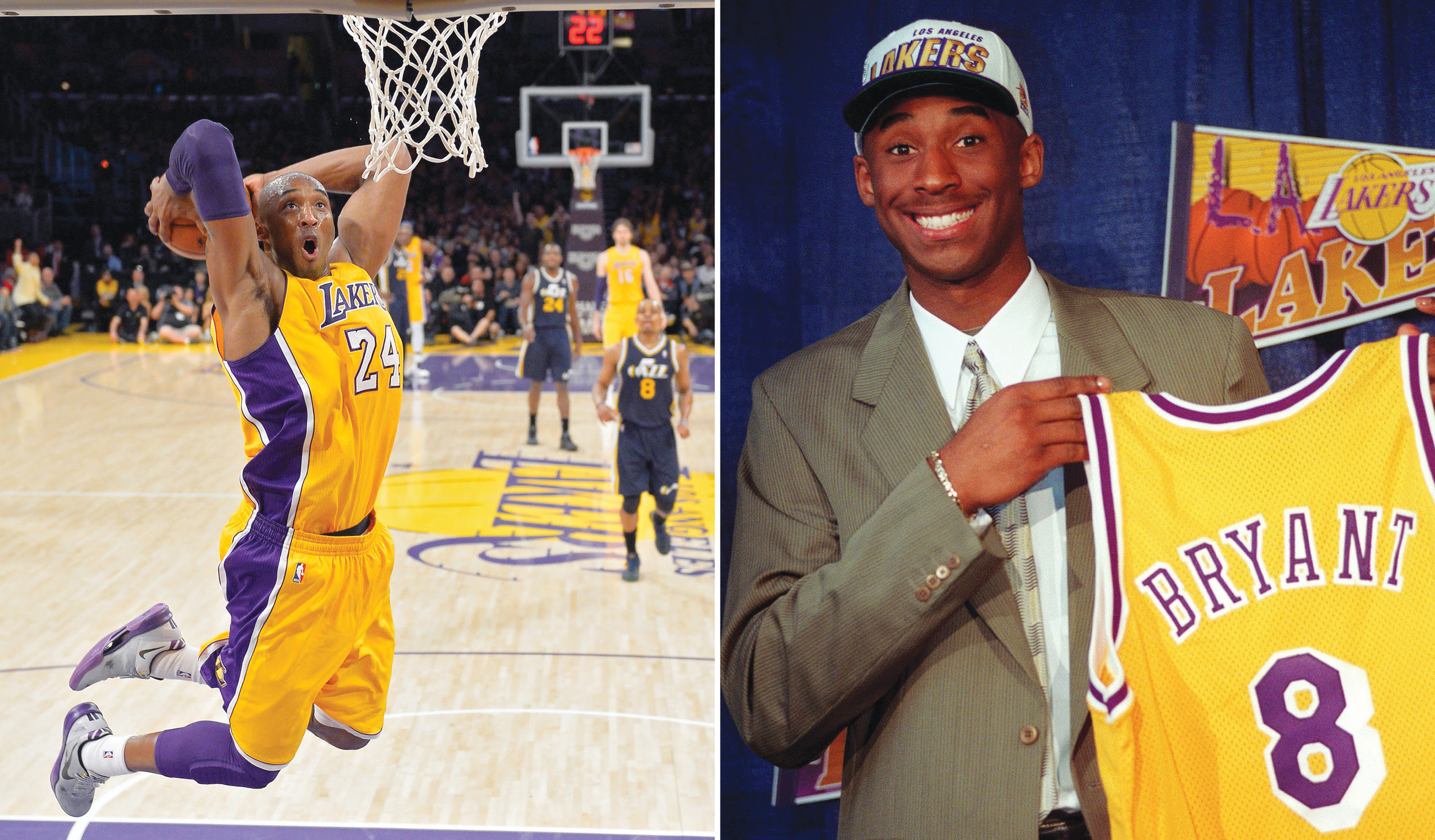 Shooting for 2: Lakers retire Kobe Bryant's 8 and 24 ...