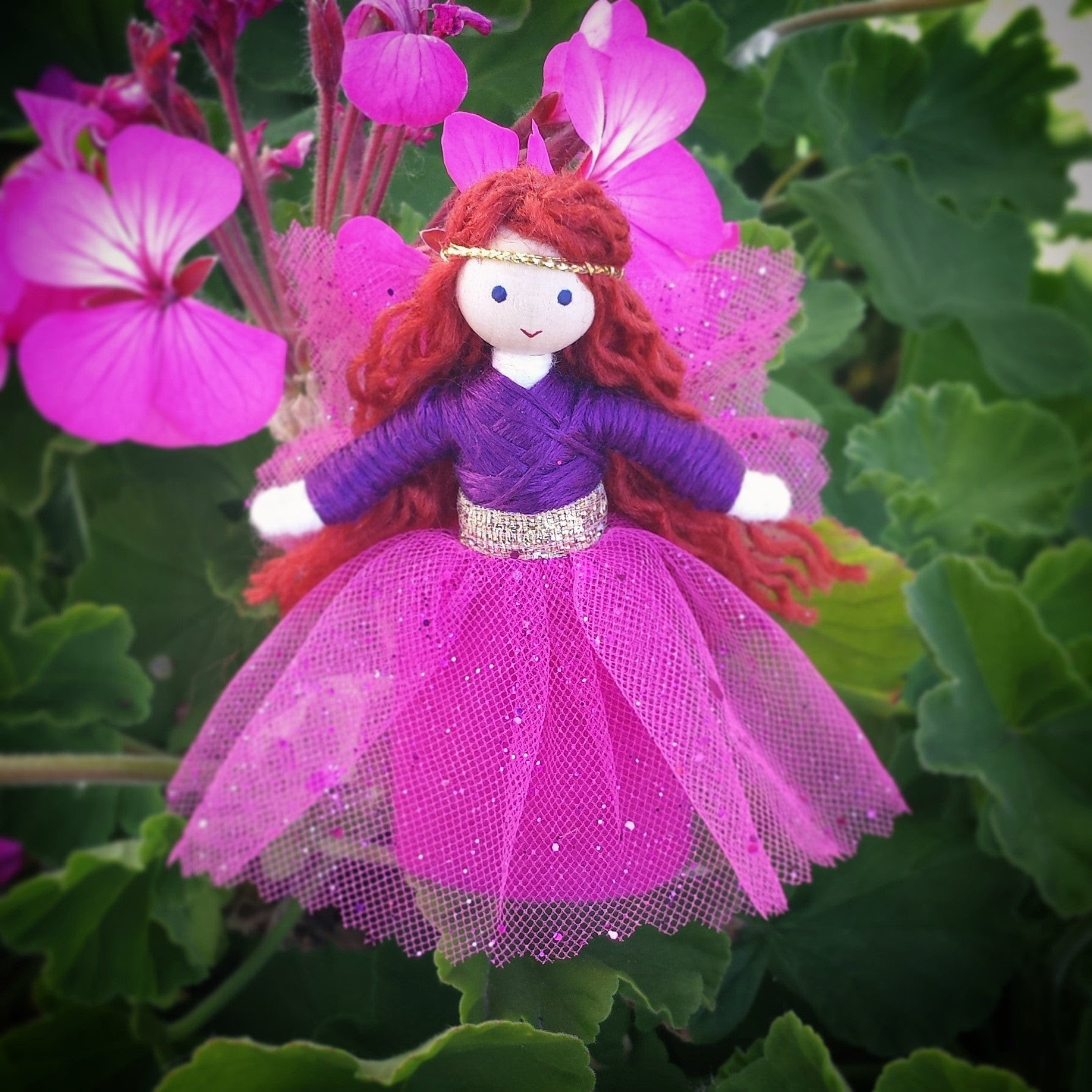 Miniature Flower Fairy Doll Handmade in the USA | Wildflower Toys