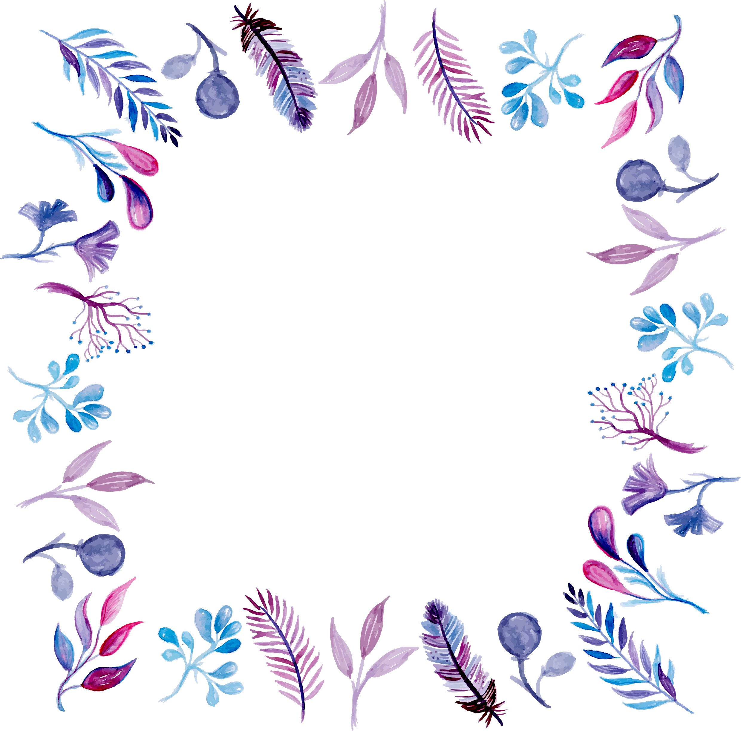 Watercolor Frame at GetDrawings | Free download