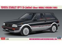 Hasegawa 1/24 TOYOTA STARLET EP71 Si-Limited (3 Door) MIDDLE VERSION (1986)(20425) English  - i0