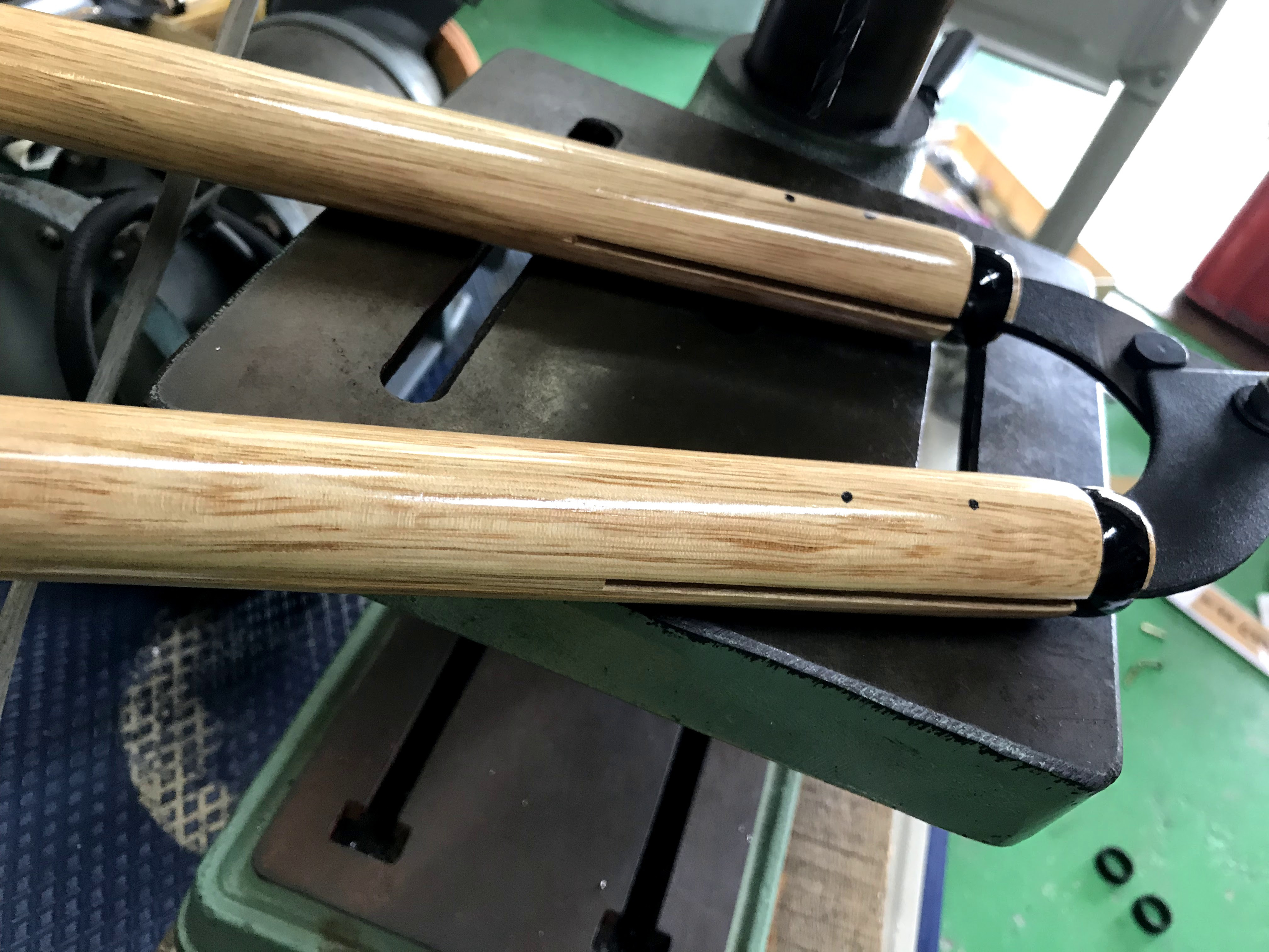 修理 岡恒刈込鋏 柄の交換 マルワ工器