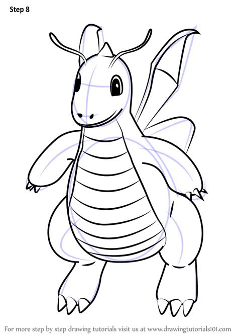 learn   draw dragonite  pokemon  pokemon  step  step