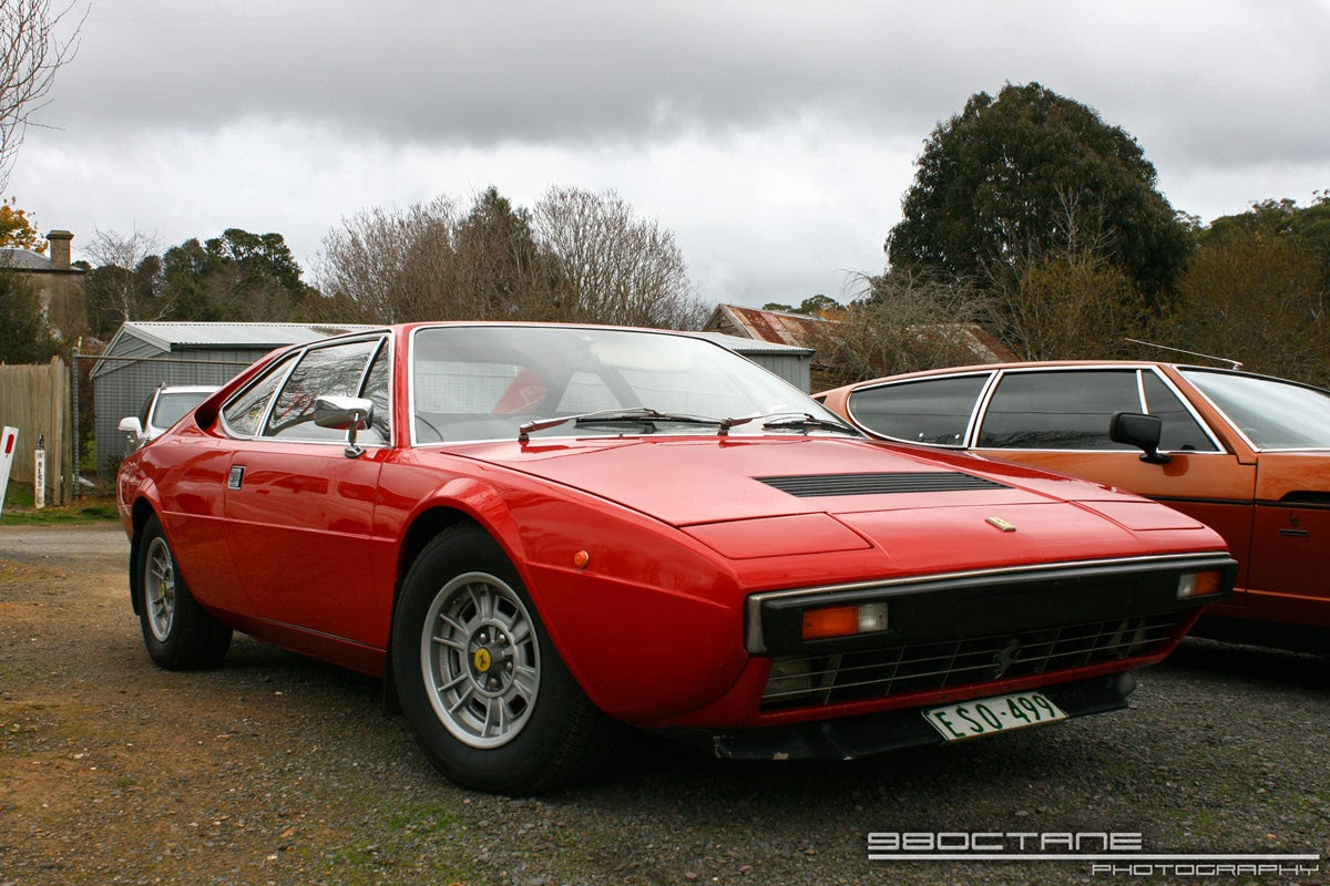 Lamborghinis in Daylesford 26 June 09 Ferrari 308 GT4 front right 1