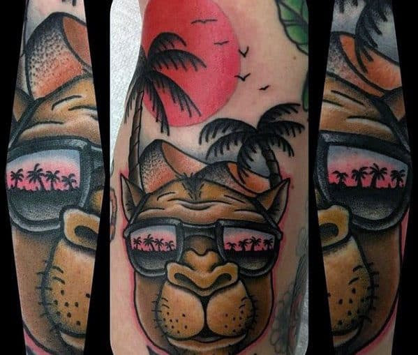 40 Camel Tattoo Designs For Men Desert Creature Ink Ideas