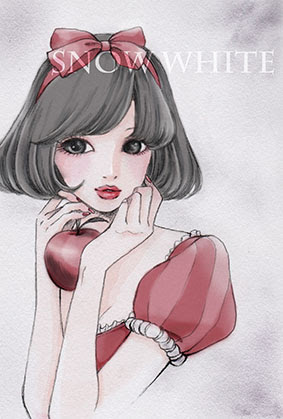 100以上 白雪姫 イラスト かわいい 人気のイラスト画像 無料ダウンロード