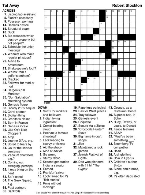 Most of the puzzles on this page are at medium difficulty level. free printable crossword puzzles medium difficulty free printable