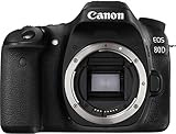 #10: Canon EOS 80D SLR-Digitalkamera (24,2 Megapixel, 7,7 cm (3 Zoll) Display, APS-C CMOS Sensor, 45 AF-Kreuzsensoren, DIGIC 6 Bildprozessor, NFC und WLAN, Full HD) nur Gehäuse schwarz