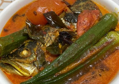 Resep Kari kepala ikan siakap yang Enak