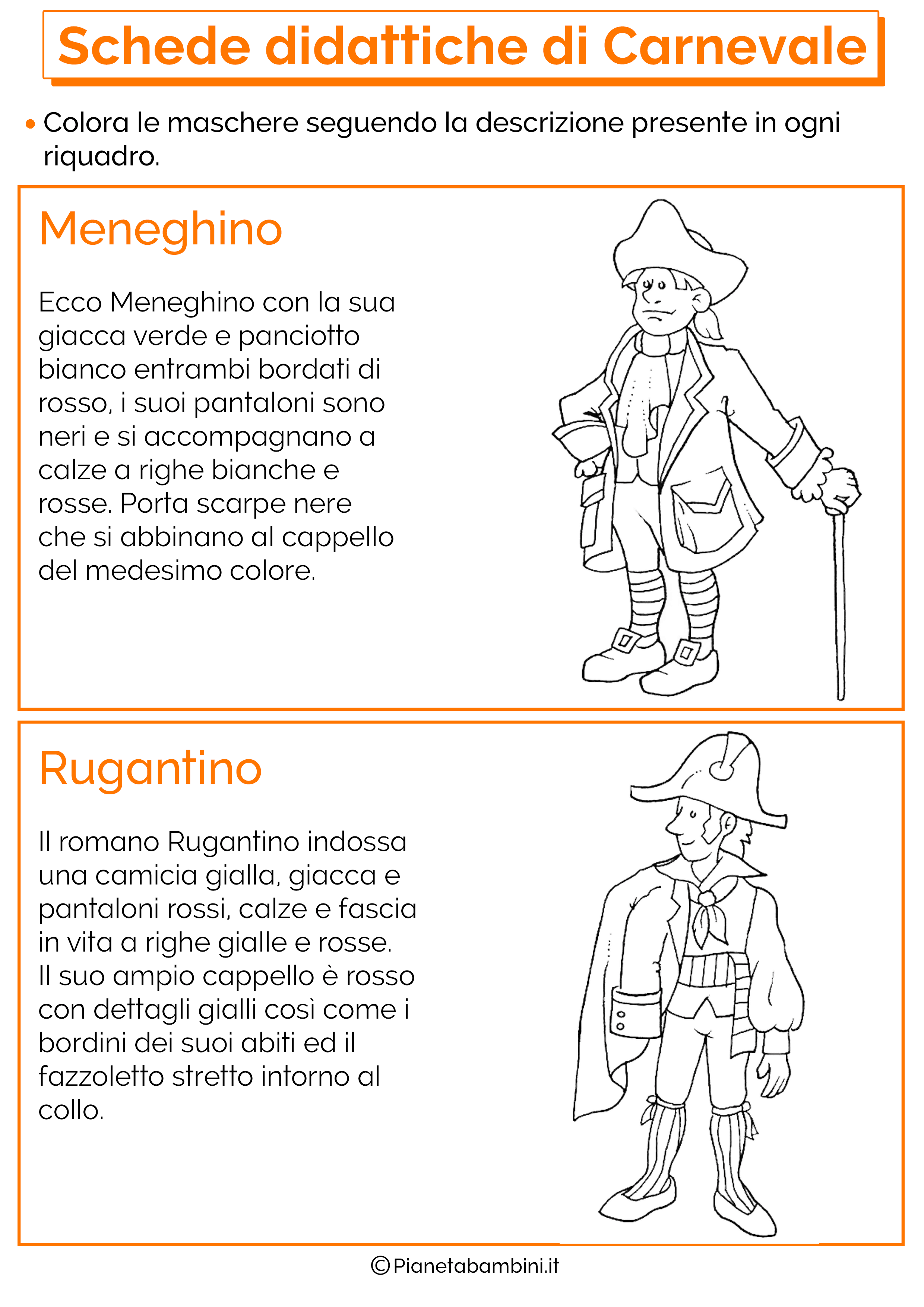 In questo caso dovrete cliccare sulla scheda desiderata tra le seguenti e una volta ingrandita procedere alla sua stampa diretta tramite browser oppure