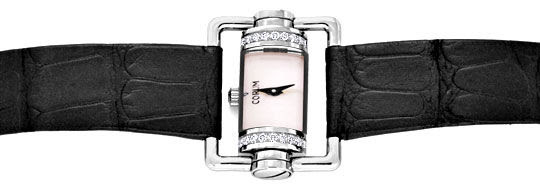 Originalfoto DAMEN CORUM HORIZONTAL DIAMANT-GEHÄUSE PERLMUTT