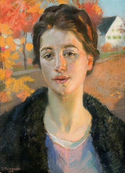 Portret w jesiennym słońcu