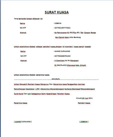 Contoh Surat Ijin Orang Tua Filed Under Komentar Juni 