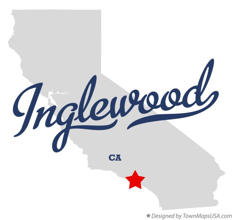 Map Of Inglewood California Map of Inglewood, CA, California