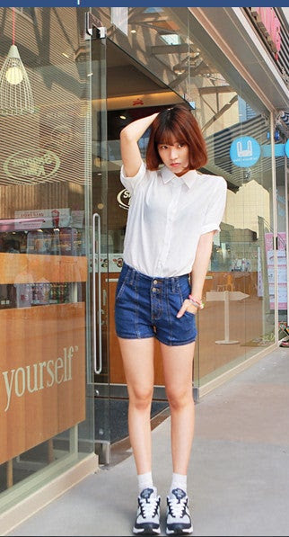 クルーソックス 今からショートパンツが履きたい 春先の着こなし術