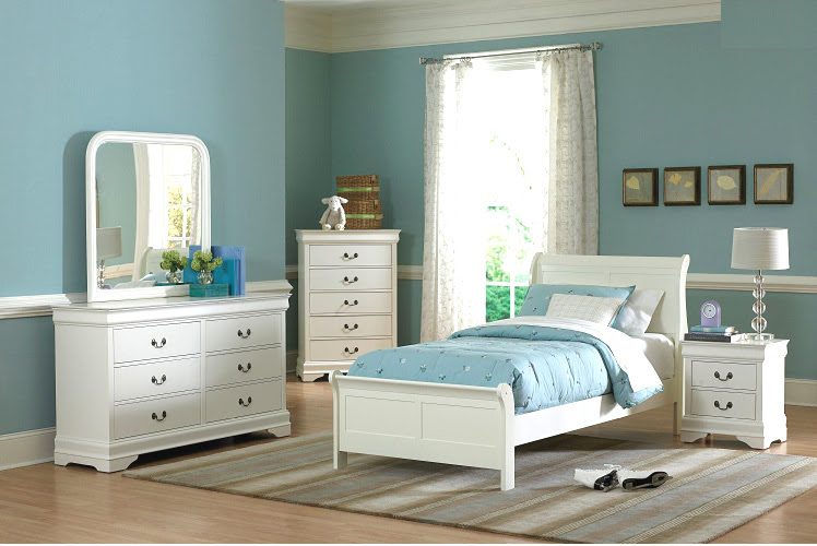 Home gt;gt; Kids gt;gt; Kids Bedroom gt;gt; White Twin Bedroom set HE539