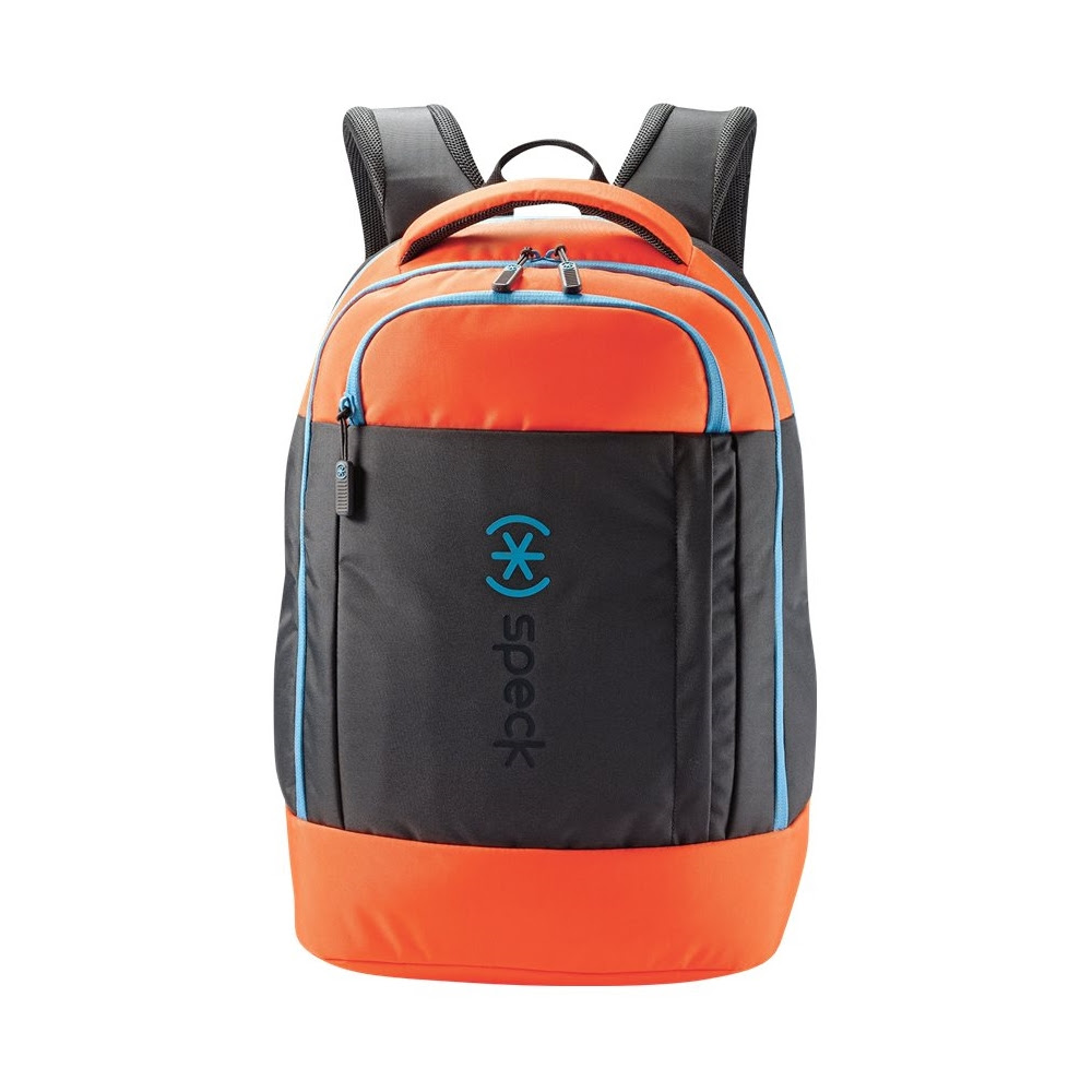 Speck - Deck Bag Laptop Backpack - Gravel Gray/maximum Orange