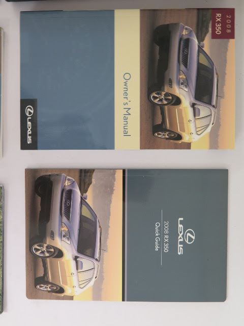 Purchase 2008 Lexus RX 350 Owners Manual Guide Book in Magna, Utah