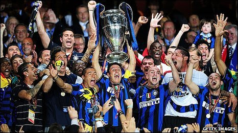 Champions League winners Inter Milan