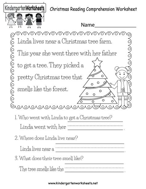  free kindergarten reading comprehension and questions by teaching
