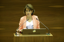 Un momento de la intervención de la Presidenta.