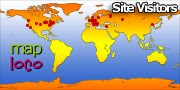 Locations of Site Visitors