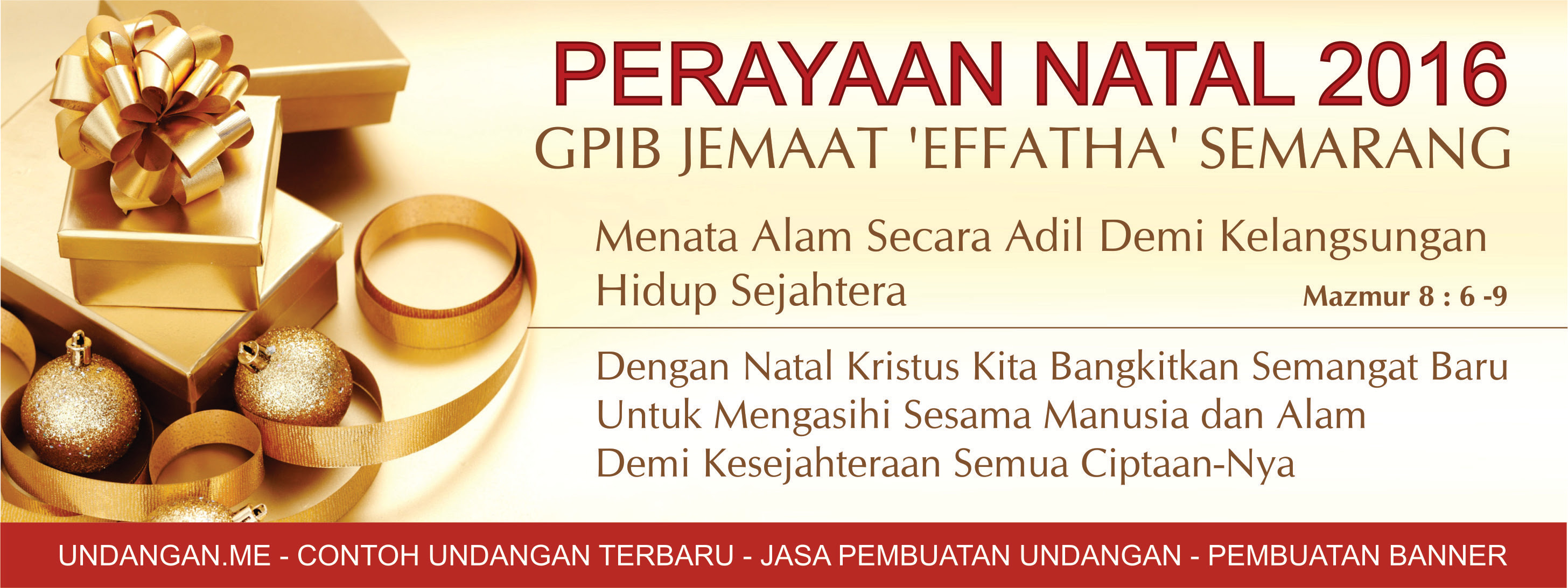 Contoh Desain Spanduk Natal 2016 dan tahun baru 2017  UNDANGAN.ME