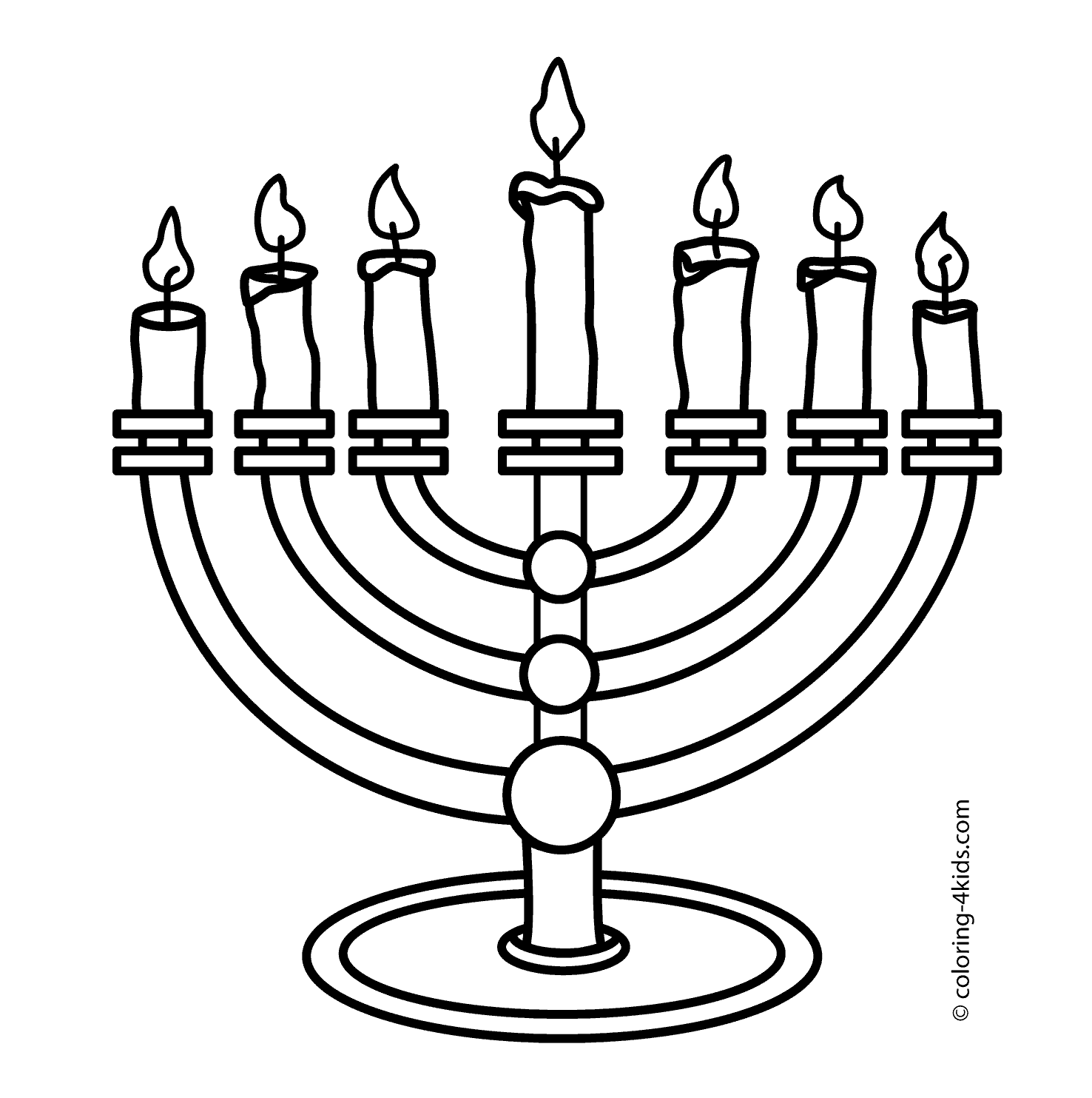 Download Kwanzaa candles coloring pages download and print for free