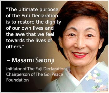 The Fuji Declaration The Fuji Declaration
